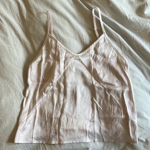 Everlane The Clean Silk Charmeuse Cami in Pale Orchid Size 0